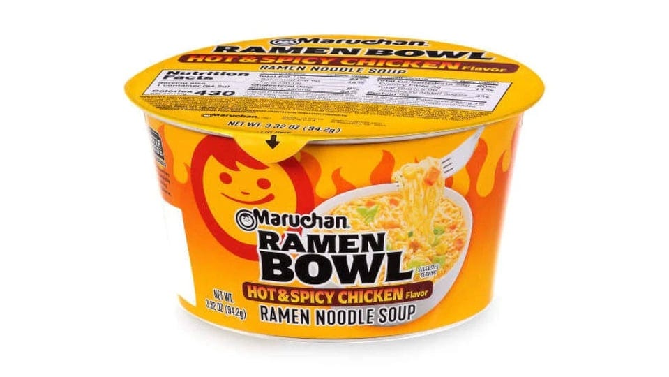 maruchan-bowl-ramen-noodles-hot-spicy-chicken-flavor-3-32-oz-bowl-1