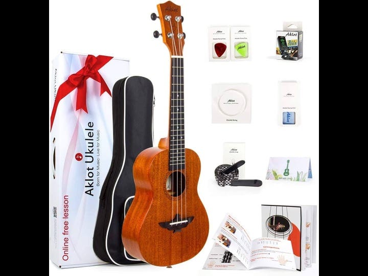 aklot-concert-ukulele-23-inch-solid-mahogany-uke-for-professional-player-with-ukelele-1