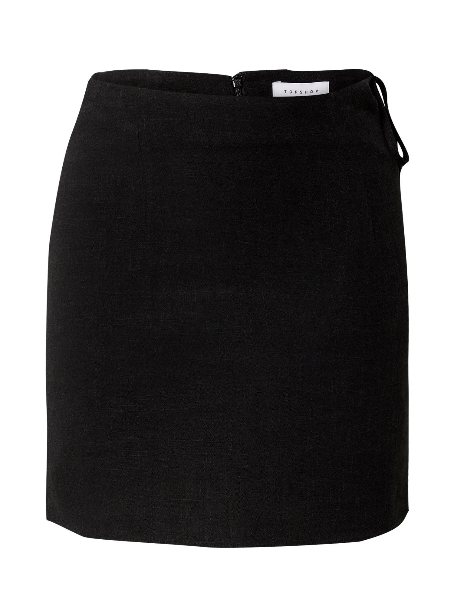 Black High Waist Cutout Mini Skirt from Topshop at Nordstrom | Image