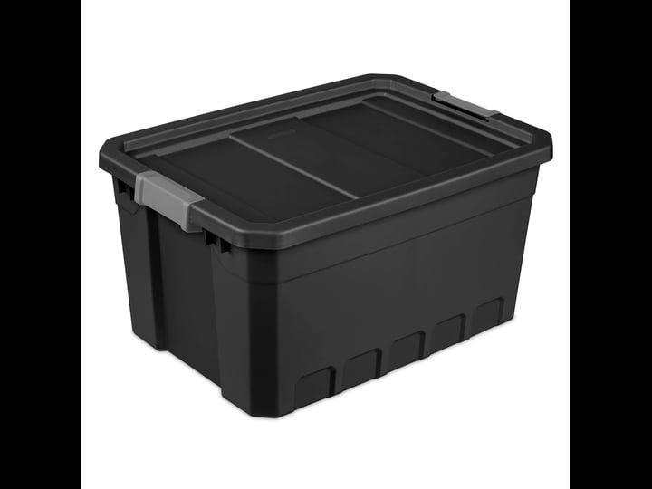 sterilite-19-gal-stacker-tote-black-1