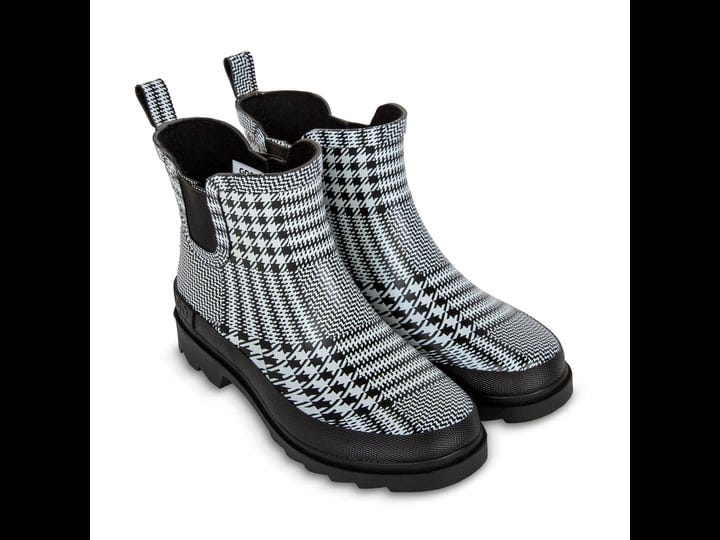 womens-gogo-chelsea-print-rubber-rain-boot-in-wellington-black-size-9