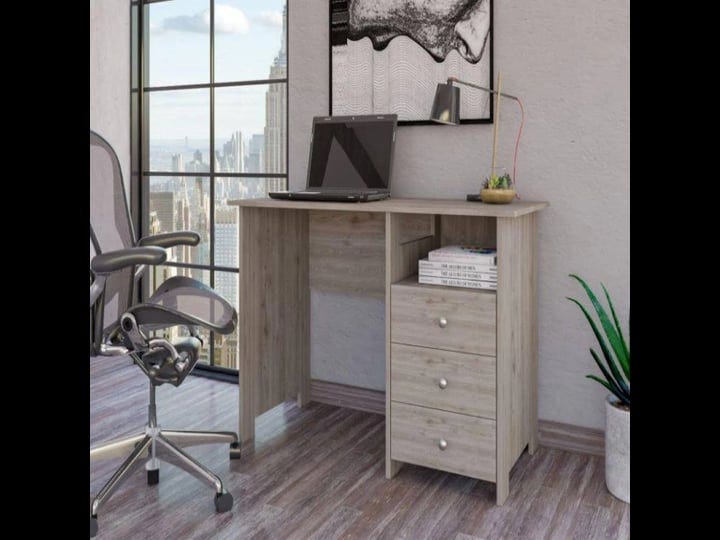 we-have-furniture-writing-desk-brentwood-with-three-drawers-light-gray-finish-1