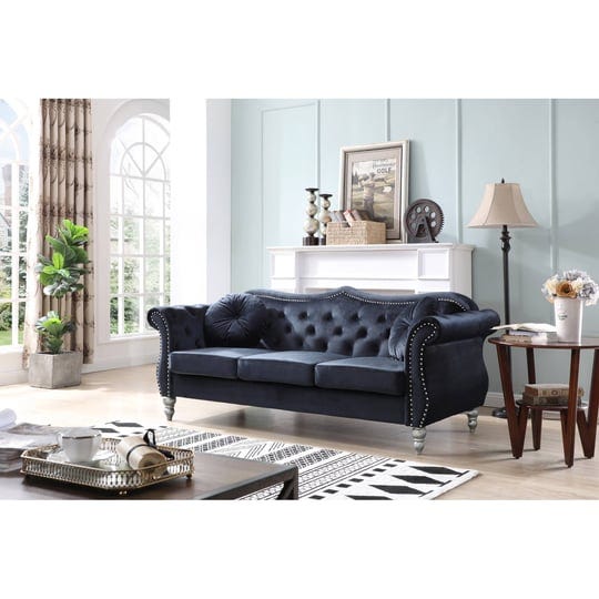 passion-furniture-82-in-hollywood-velvet-chesterfield-3-seater-sofa-with-2-throw-pillow-black-1