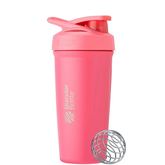blenderbottle-strada-shaker-cup-insulated-stainless-steel-water-bottle-with-wire-whisk-24-ounce-pink-1