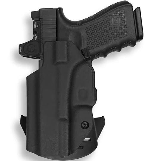 1911-3-25-defender-45acp-no-rail-only-red-dot-optic-cut-owb-holster-black-left-1