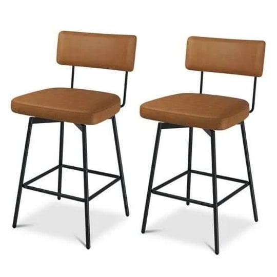 hcore-bar-stools-set-of-2-upholstered-swivel-barstools-with-back-and-metal-legs-for-kitchen-island-2-1