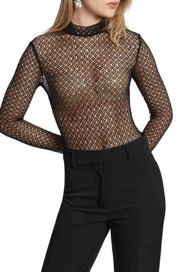 bardot-aubree-sheer-lace-mock-neck-bodysuit-in-black-1