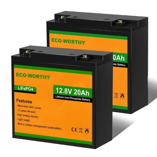 eco-worthy-2-pack-12v-20ah-lithium-battery-3000-deep-cycle-rechargeable-lifepo4-lithium-ion-phosphat-1