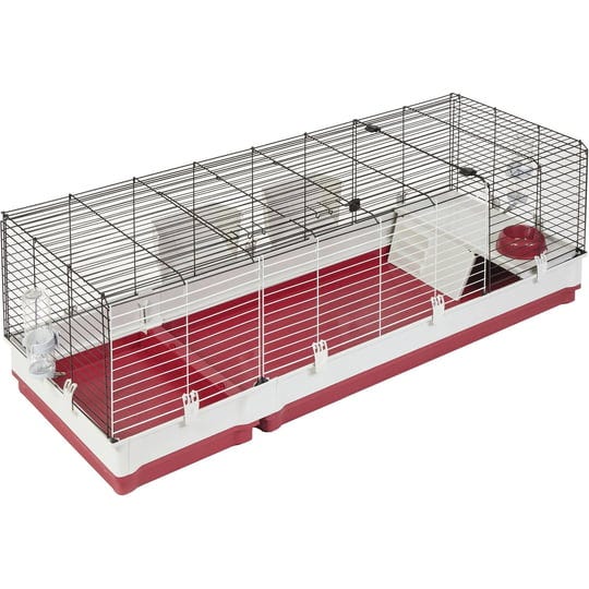 midwest-homes-for-pets-deluxe-rabbit-guinea-pig-cage-xx-large-white-red-1