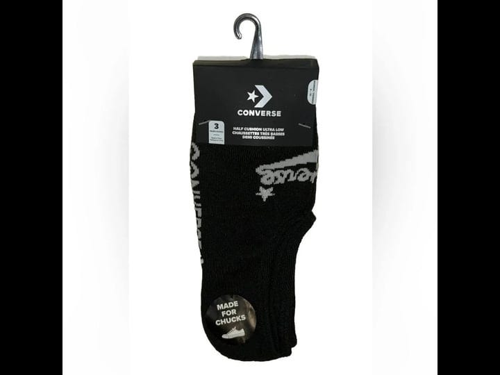 converse-accessories-converse-ultra-low-socks-3-pair-women-4-10-black-w-dual-logo-cushion-for-chucks-1