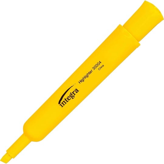 integra-desk-highlighter-chisel-tip-fluorescent-yellow-12-pack-1