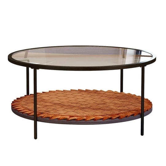 33-5-in-black-h-16-3-in-round-tempered-glass-coffee-table-with-pet-mat-1