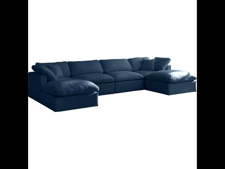 meridian-furniture-plush-navy-velvet-standard-cloud-modular-sectional-1