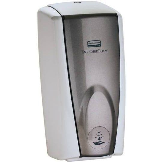 rubbermaid-auto-foam-soap-dispenser-gray-pearl-white-1