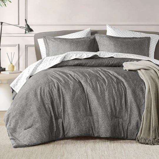 7-pieces-grey-bed-in-a-bag-comforter-set-with-sheets-1