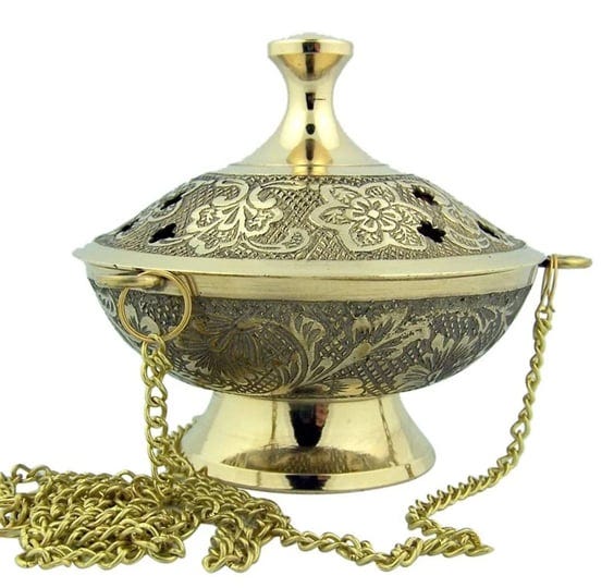 charcoal-incense-burner-gold-tone-over-brass-hanging-censer-with-chain-1