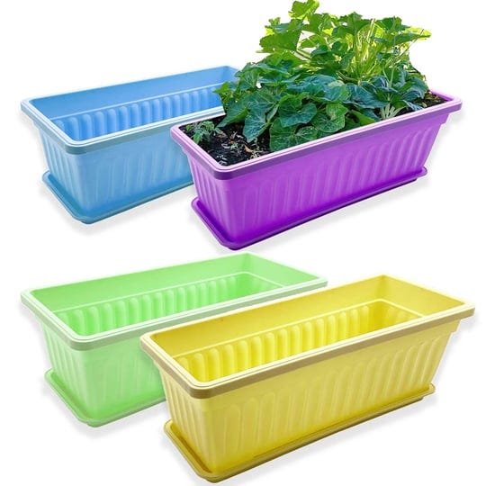 purple-star-1n-4-packs-17-inch-rectangular-window-flower-box-planter-with-tray-for-balconywindowsill-1