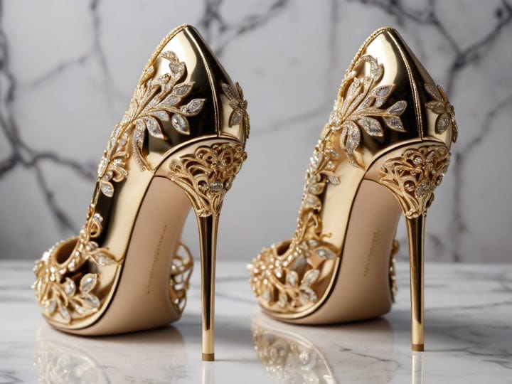 Womens-Gold-High-Heels-3