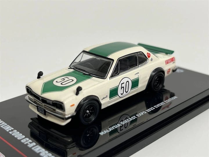 1-64-nissan-skyline-2000-gt-r-kpgc10-white-malaysia-diecast-expo-2023-event-edition-diecast-scale-mo-1