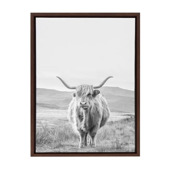 kate-and-laurel-sylvie-cow-framed-canvas-by-the-creative-bunch-studio-18x24-plastic-brown-1