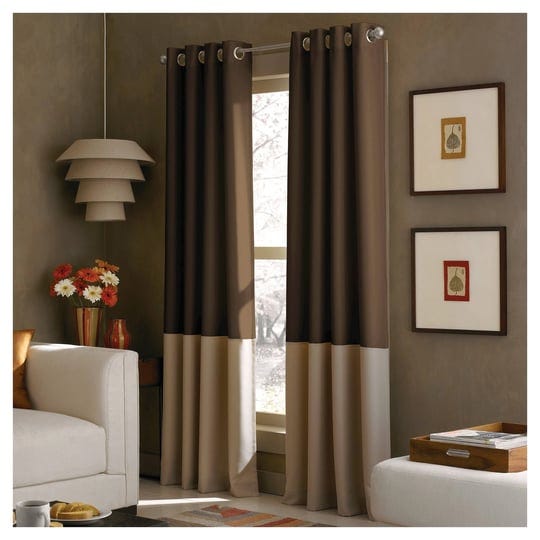 curtainworks-kendall-colorblock-grommet-lined-window-panel-chocolate-1