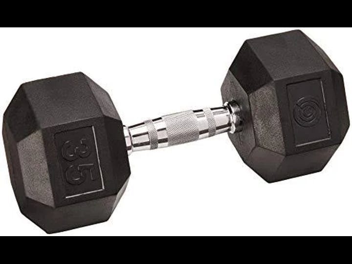 champion-barbell-rubber-encased-solid-hex-dumbbell-35-lbs-1