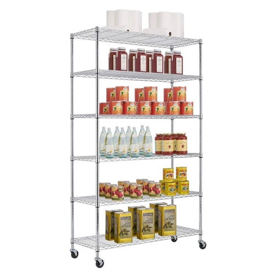 18-d48-w72-h-wire-shelving-unit-metal-shelf-with-6-tier-casters-adjustable-layer-rack-strong-steel-f-1