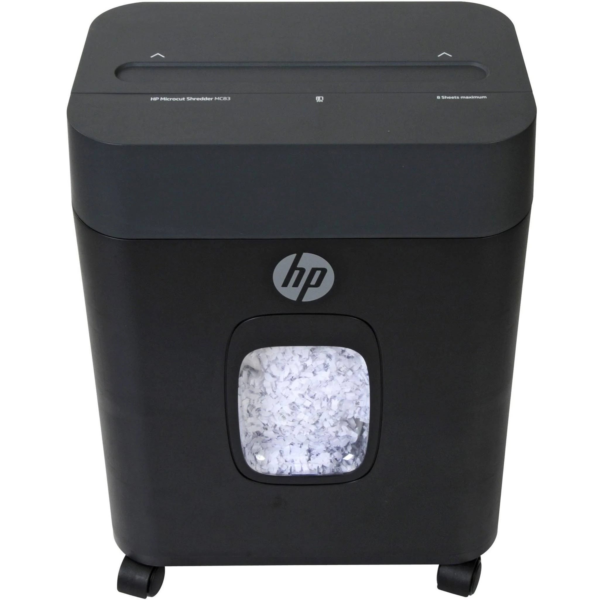 HP MC83 8-Sheet Microcut Shredder for Secure Document Disposal | Image