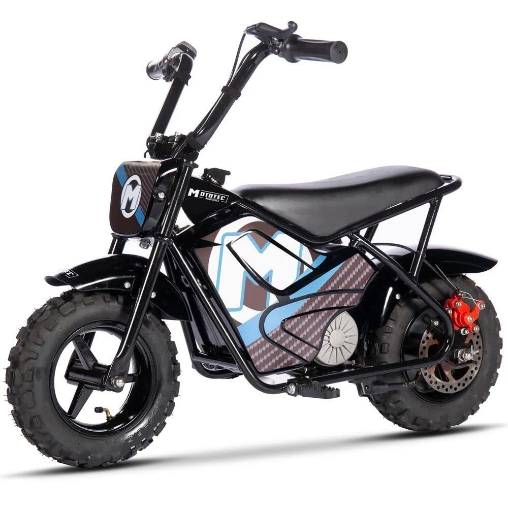 MotoTec Electric Mini Bike with Rugged Features and 10mph Top Speed | Image
