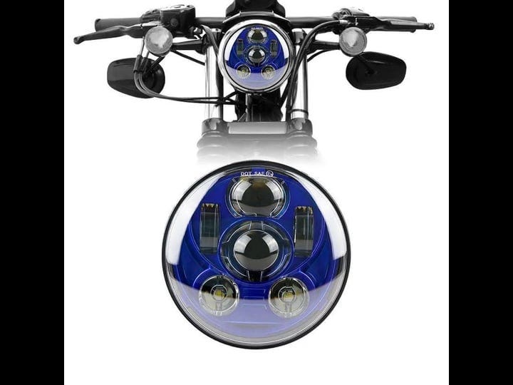 eagle-lights-5-3-4-inch-8900-series-generation-iii-blue-led-projection-headlight-color-matched-1