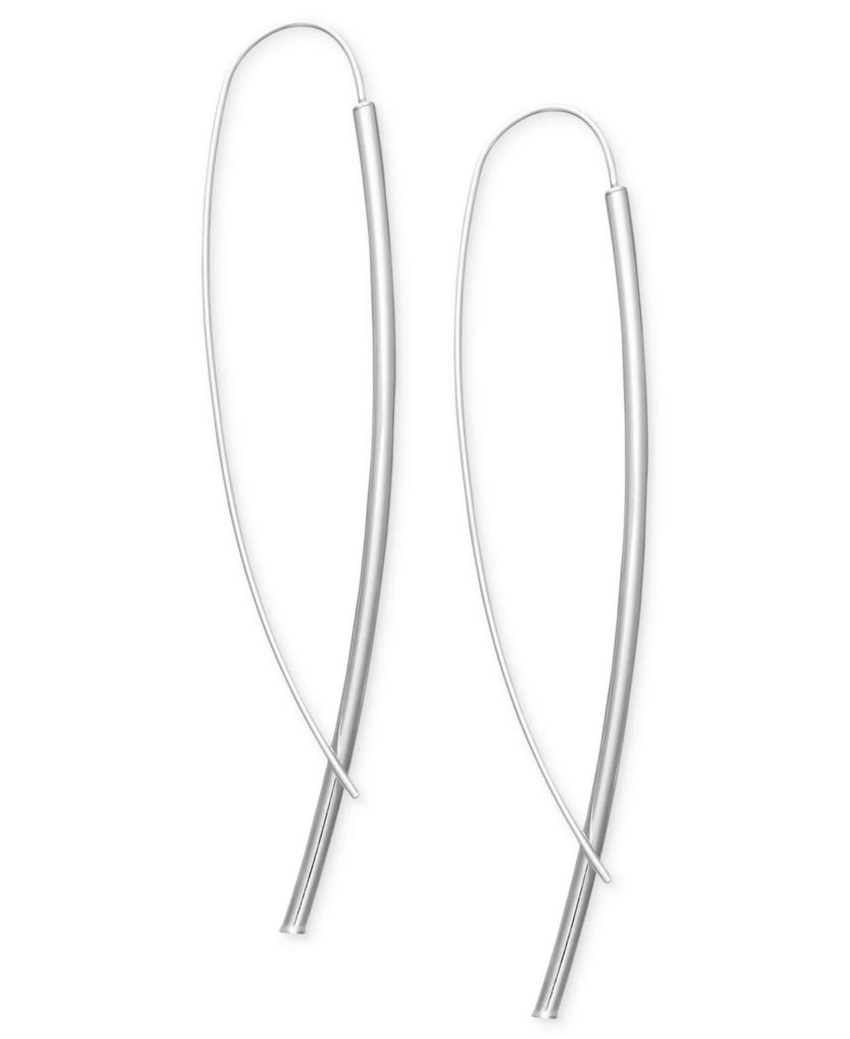 Stunning Sterling Silver Dagger Drop Earrings | Image