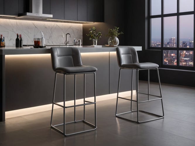 Faux-Leather-Grey-Bar-Stools-Counter-Stools-1