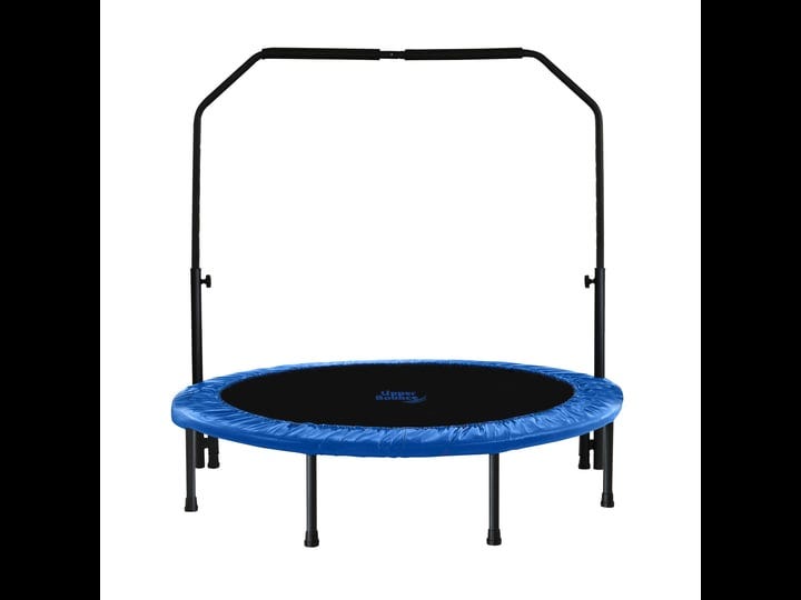 upper-bounce-48-inch-mini-rebounder-foldable-trampoline-with-handrail-1