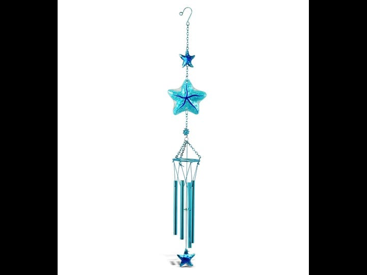 cota-global-blue-starfish-sea-glass-hanging-wind-chime-31-89-inch-1