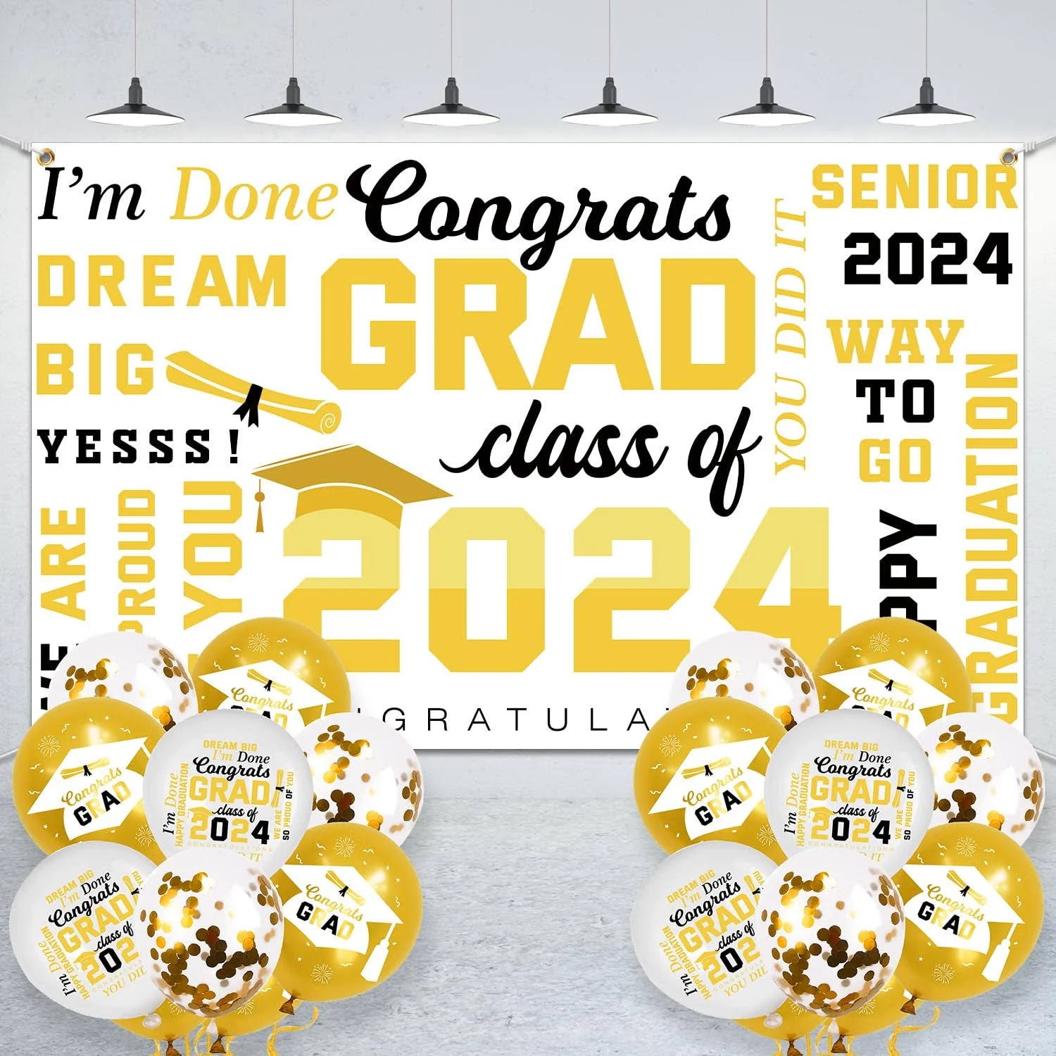 Class of 2024 Graduation Banner Decorations | Image