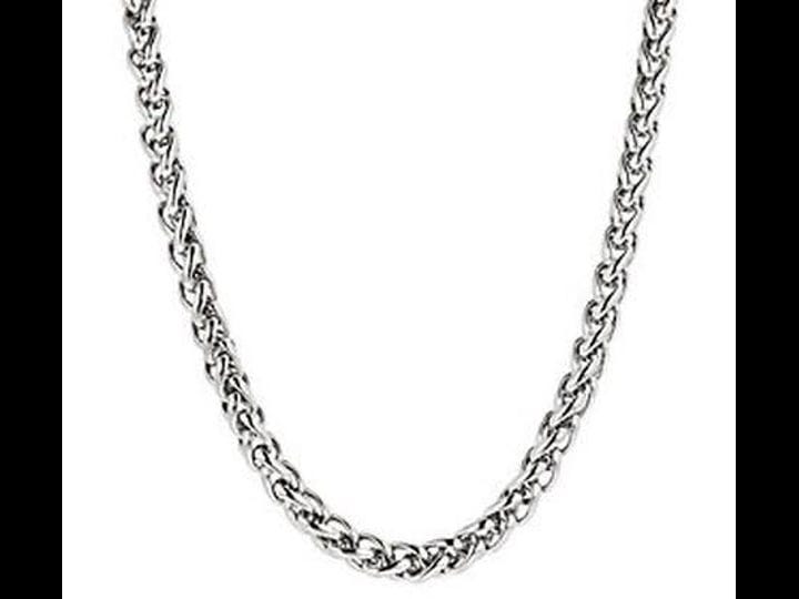 steel-by-design-polished-wheat-chain-necklace-1