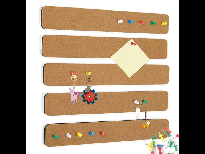 5-pack-felt-pin-board-bar-strips-bulletin-board-for-bedrooms-offices-home-wall-decoration-notice-boa-1