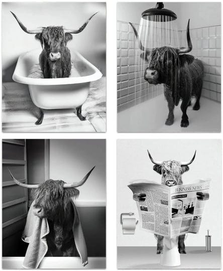 niiorty-funny-highland-cow-bathroom-wall-art-prints-vintage-black-and-white-rustic-style-cute-cow-ca-1