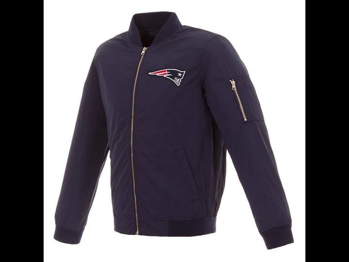 new-england-patriots-nfl-pro-line-by-fanatics-branded-nylon-full-zip-bomber-jacket-navy-1