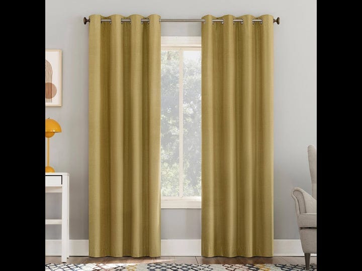 sun-zero-cameron-100-blackout-thermal-insulated-grommet-single-curtain-panel-yellow-50x63-1