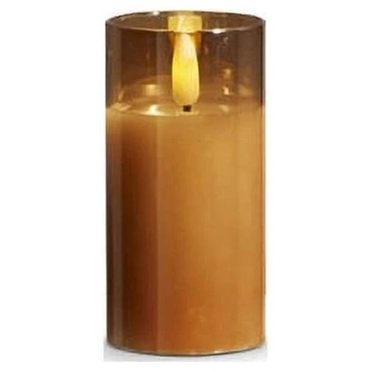 2-inch-x-4-inch-gold-glass-ivory-pillar-candle-1
