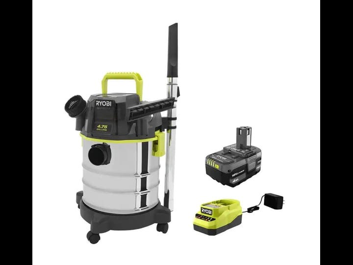 ryobi-pwv201kn-one-18v-cordless-4-75-gal-wet-dry-vacuum-kit-with-4-0-ah-battery-and-charger-1