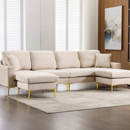 u-shaped-4-seat-indoor-modular-sofa-beige-1