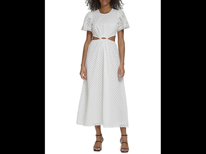 karl-lagerfeld-paris-womens-cotton-eyelet-midi-dress-white-2-1