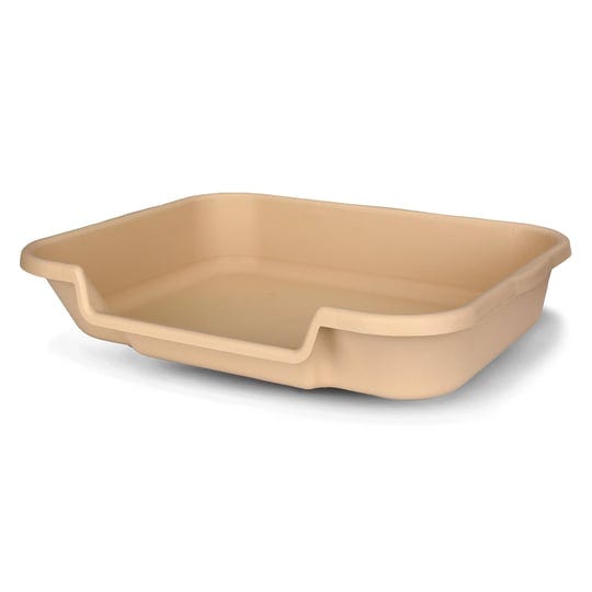 kittygohere-senior-cat-litter-box-24-x-20-x-5-sand-color-opening-1