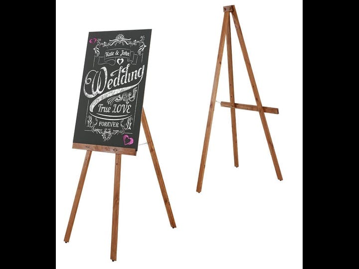 mt-displays-natural-wood-rustic-art-easel-adjustable-height-stand-tripod-wooden-display-for-artist-d-1