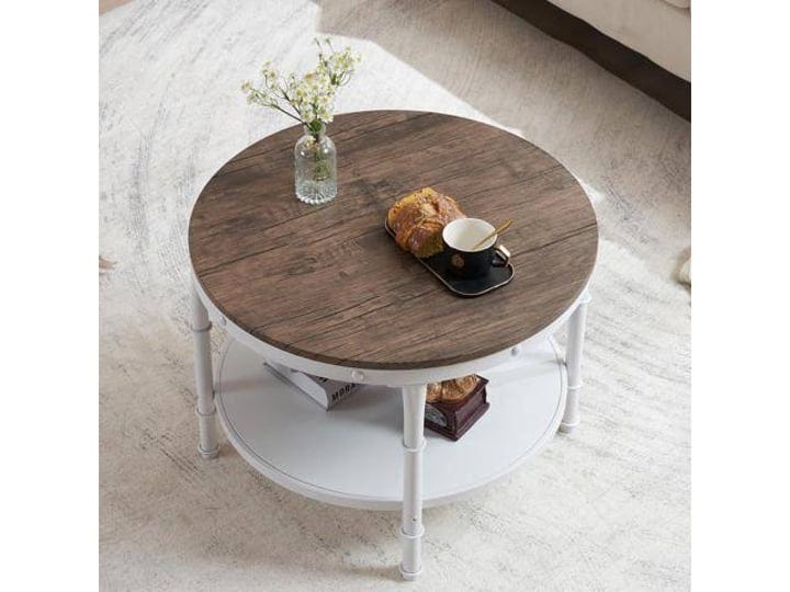 vingli-25-6-dark-walnut-white-round-farmhouse-coffee-table-2-tier-storage-wood-center-circle-accent--1