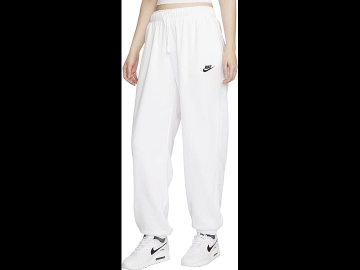 womens-nike-sportswear-oversized-club-fleece-sweatpants-size-large-white-1