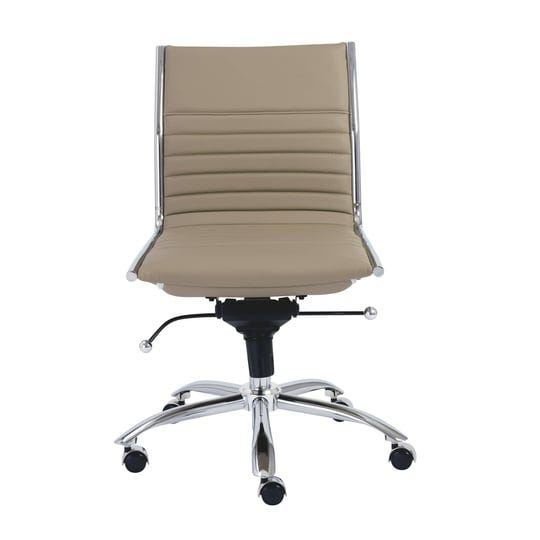 26-38-x-25-99-x-38-19-low-back-office-chair-without-armrests-in-taupe-with-chromed-steel-base-1