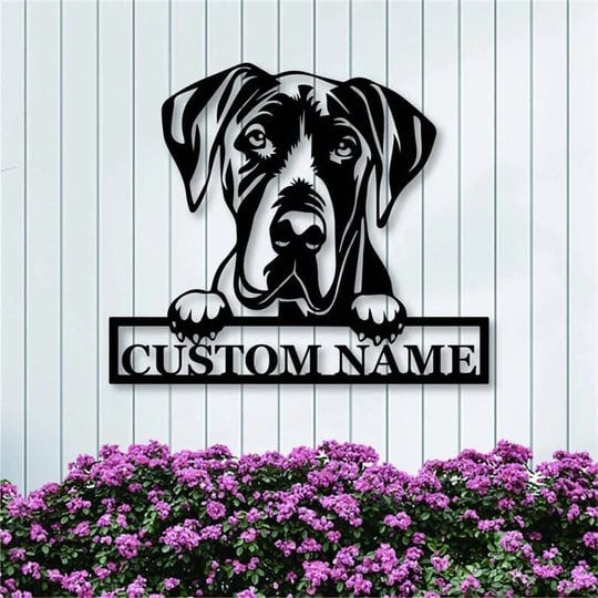 custom-great-dane-dog-metal-signpersonalized-dog-metal-name-signscustomized-dog-breed-metal-artrusti-1